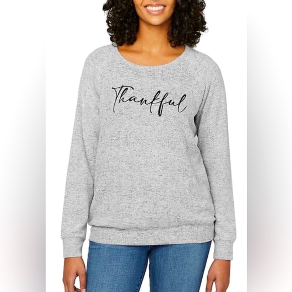 Woman’s XXL Banded hem top! “Thankful “ *nwt - Picture 1 of 7